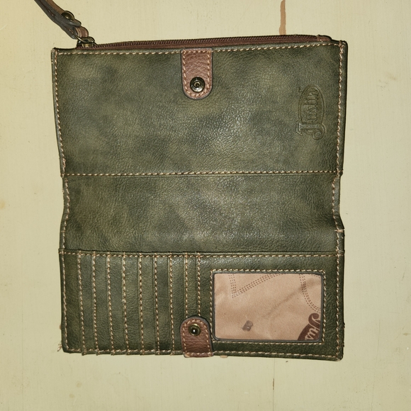 Justin Boots Brown Wristlet Clutch - Picture 10 of 14